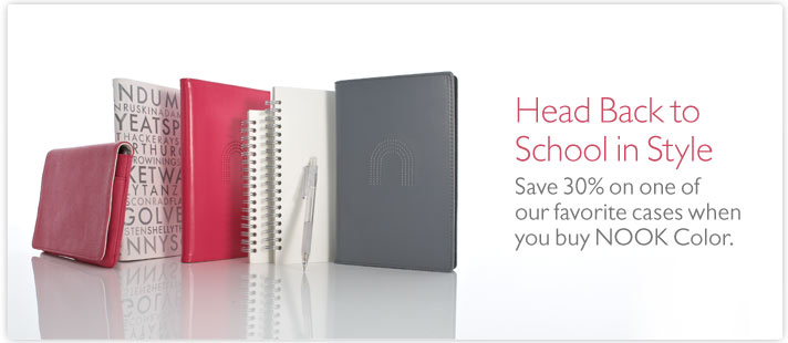 A full spectrum of NOOK Color accessories.