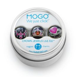 MOGO Limited Edition Crown Jewels Collection Set of 3 Charms
