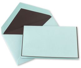 Kona Brown Bordered Aqua Notes