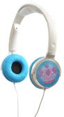 Product Image. Title: Pastry Blue Crest Logo Headphones