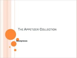 The Appetizer Collection