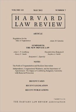 Harvard Law Review: Volume 125, Number 7 - May 2012