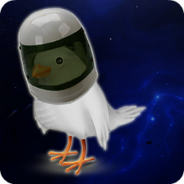 Relaxing Birds in Space