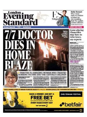 Cover Image: London Evening Standard