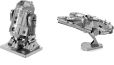 Product Image. Title: MetalEarth - Star Wars R2-D2 and Millennium Falcon