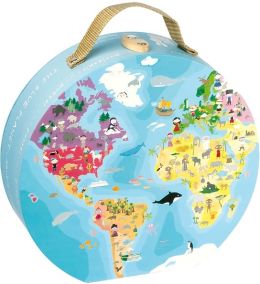 Our Blue Planet 208 pc round double sided puzzle