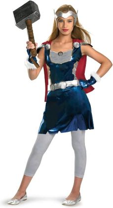 Thor Movie - Thor Girl Tween Costume: X-Large (14/16)