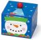 Snowman Blue Pom Pom Music Box 5x5x5