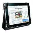 Product Image. Title: Black Pebble Grain iPad Portfolio Case
