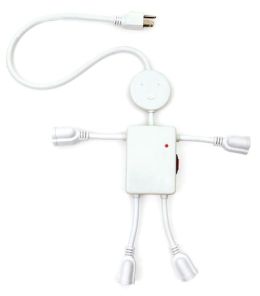 Electroman 4 Multi Outlet - White