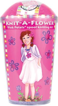 Pink Petals ''Knit-A-Flower'' Kit