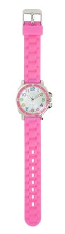 Neon Jelly Watch Fuchsia