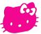 Hello Kitty Pink Metal Bookends Set Of 2