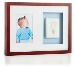 Babyprints Wall Frame - Mahogany