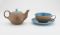Siena Brown & Blue Tea for One, 14 oz