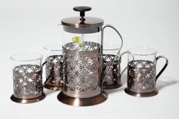 Coffee & Tea Press Gift Set, Copper