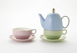 Pastel Tea for Two Gift Set, 20 oz