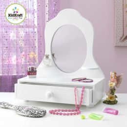 White Tabletop Vanity