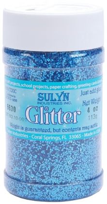 Glitter Shaker 4 Ounces-Light Blue