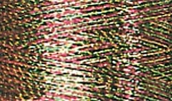 Sulky Metallic Thread-Multi- Cranberry, Gold & Pine Green