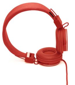 Urbanears Plattan On-Ear Stereo Headphones - Tomato