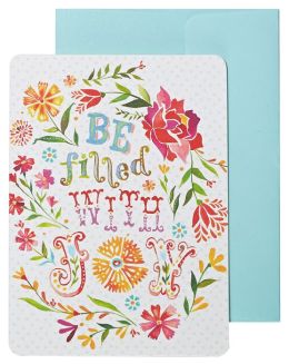 Be Filled with Joy Boxed Note Card Set of 10, Katie Daisy notecards