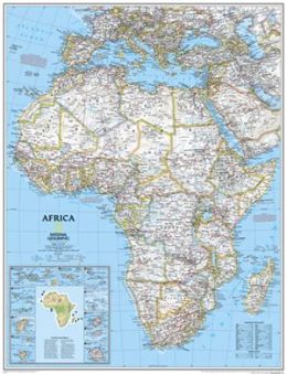 National Geographic RE00620142 Map Of Africa - Laminated