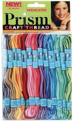 Prism Six-Strand Floss Pack 8 Meters 36/Pkg-Variegated