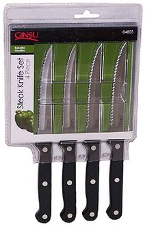 Ginsu 04805 4 Piece Bakelite Steak Knife Set