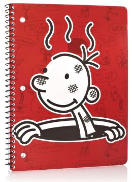 Diary of a Wimpy Kid Greg in Manhole Red 1 Subject Lined Notebook