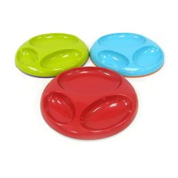 Boon, Inc. Saucer Stay-put Divided Plate, Assorted