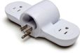 Product Image. Title: Quirky Pivot Power Mini Surge Protector - White