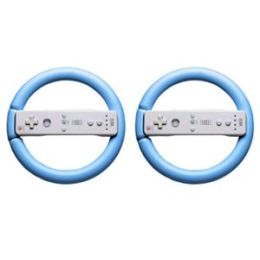 Blue Stearing Wheels For Nintendo Wii-2 Pack