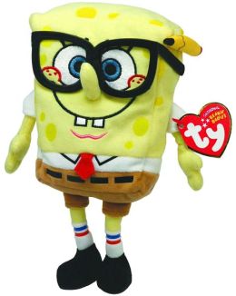 Ty Beanie Babies Plush Spongebob Smartypants