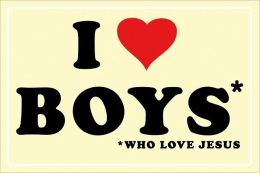I Love Boys who Love Jesus - Poster