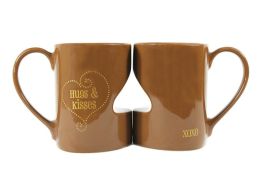 Hugs and Kisses Perfect Pair Mug Set, 16 oz.