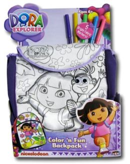 Dora the Explorer Color N Fun Backpack