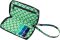 Vera Bradley Rhythm & Blues All in One Wristlet (3x5.25x.75)