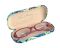 Vera Bradley Rhythm & Blues Hard Eyeglass Case (6"x2.75"x1")