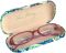 Vera Bradley Rhythm & Blues Hard Eyeglass Case (6"x2.75"x1")