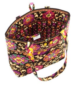 Vera Bradley Suzani Fabric Tote (11 ¾” x 13 ½” x 4” )