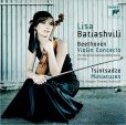 CD Cover Image. Title: Beethoven: Violin Concerto / Tsintsadze: Miniatures, Artist: Lisa Batiashvili