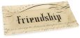 Product Image. Title: Friendship Glass Tray 9 x 4.5