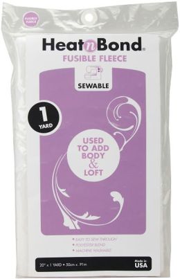 Heat'n Bond High Loft Iron-On Fusible Fleece-White 20