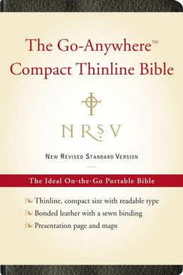 NRSV Go-Anywhere Compact Thinline Bible (Bonded Leather, Black)