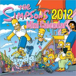 2012 Simpsons Mini Wall Calendar