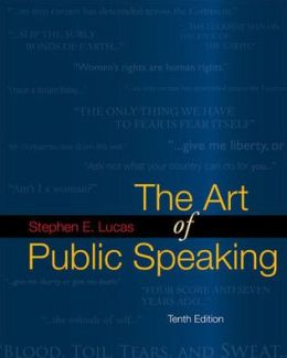 The Art of Public Speaking with Connect Lucas / Edition 10 by Stephen ...