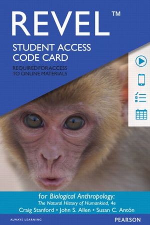 REVEL for Biological Anthropology, The Natural History of Humankind -- Access Card
