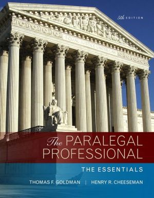 Paralegal Professional: The The Essentials
