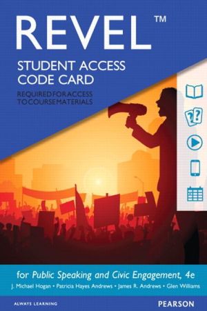 REVEL for Public Speaking and Civic Engagement -- Access Card